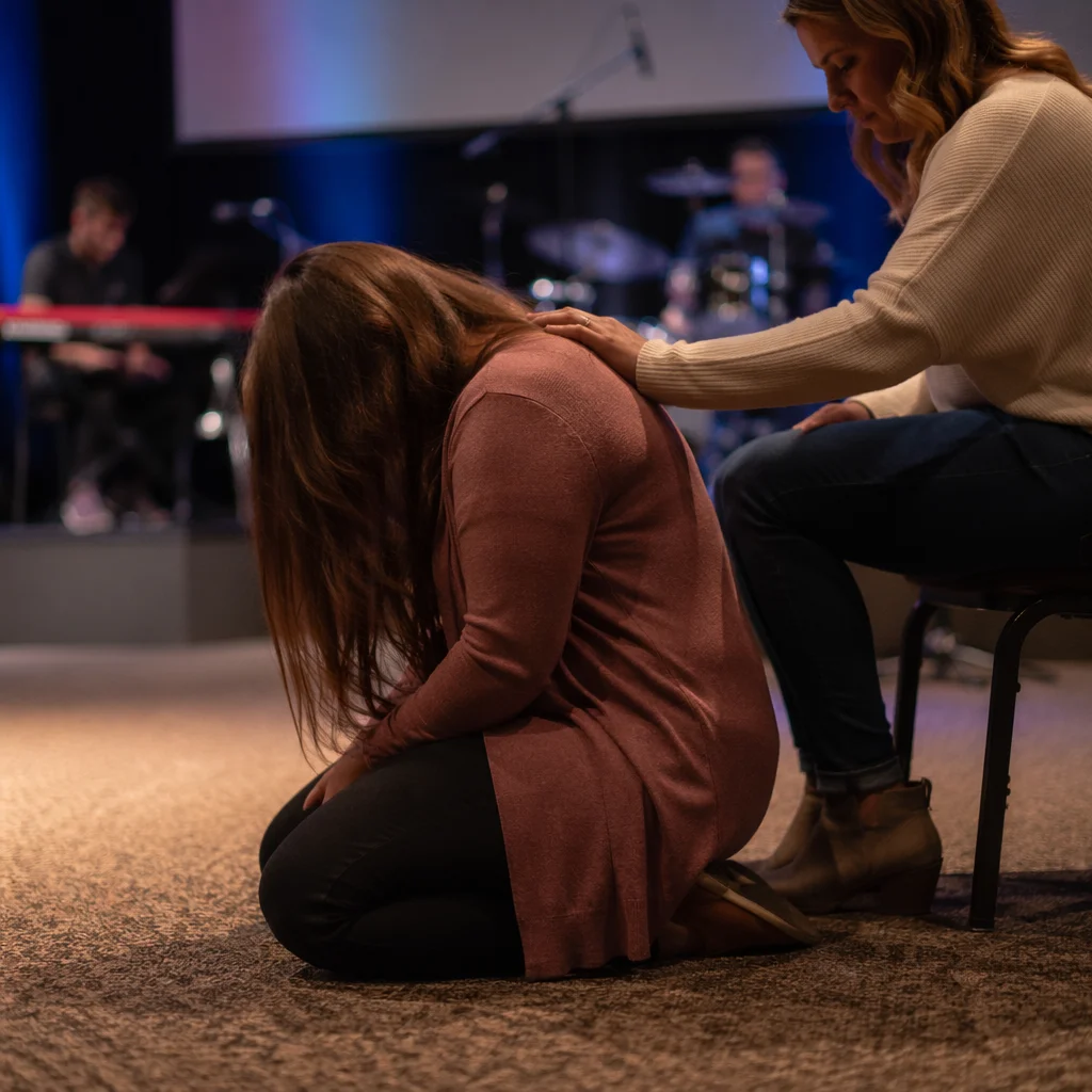 Laying Hands Prayer in Modern Church