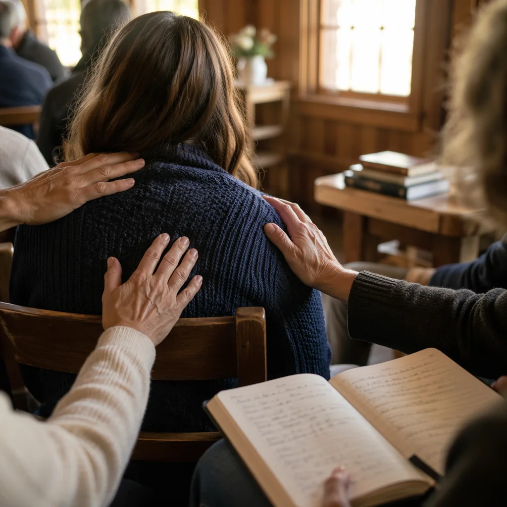 Laying Hands Prayer Ministry in Chapel