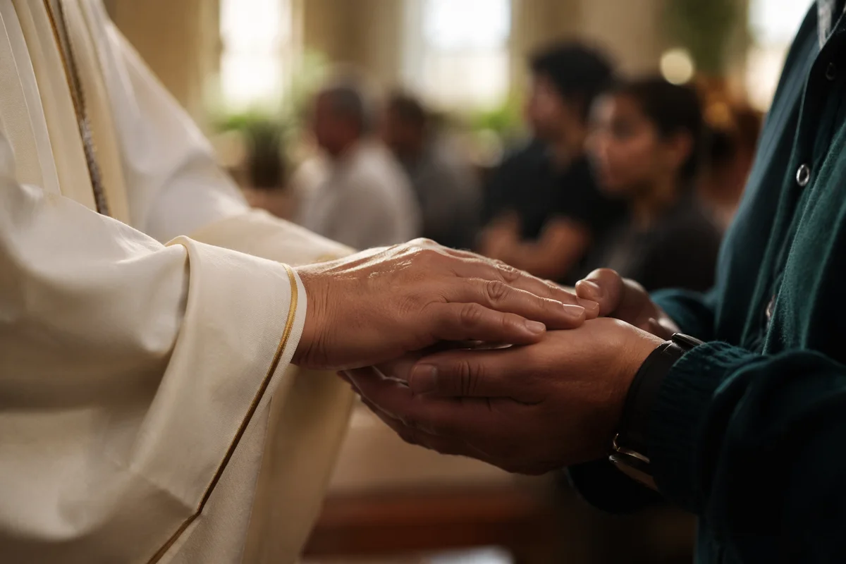 Laying Hands Prayer Ministry Blessing