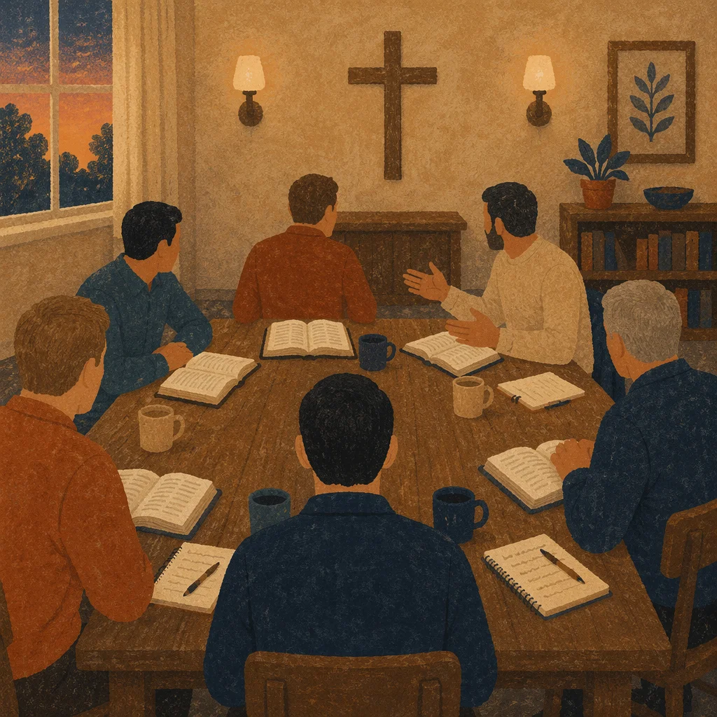 Men’s Bible Study Fellowship Discussion
