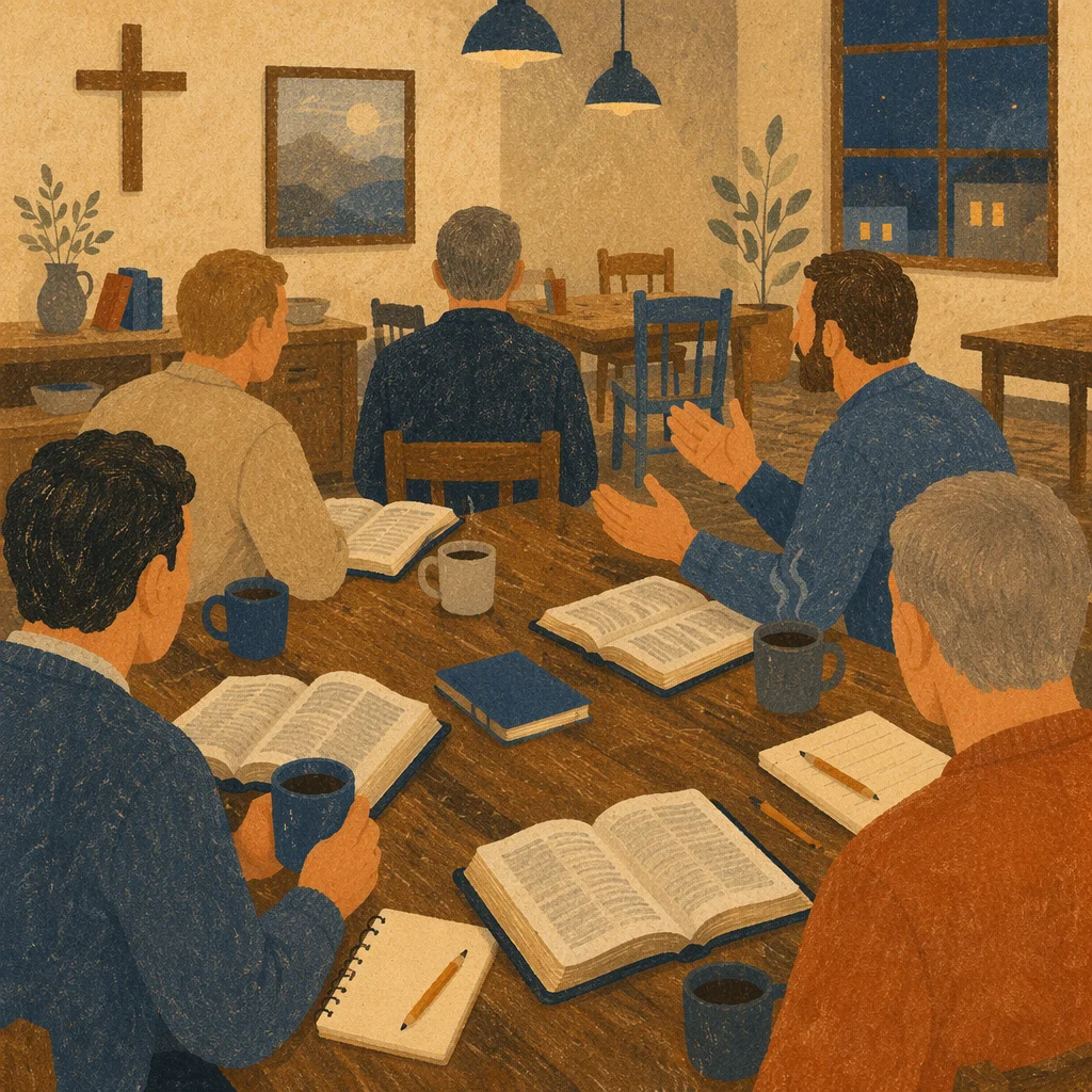 Men’s Bible Study Fellowship Discussion