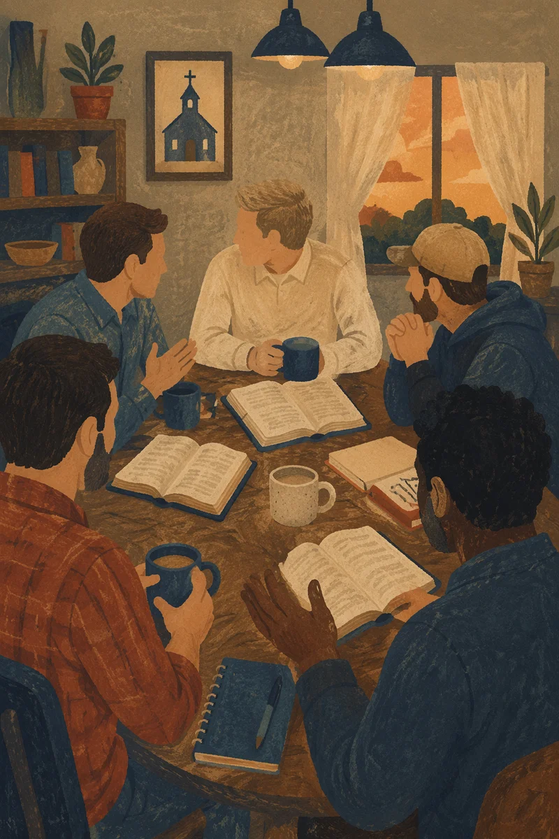 Men’s Bible Study Fellowship Discussion