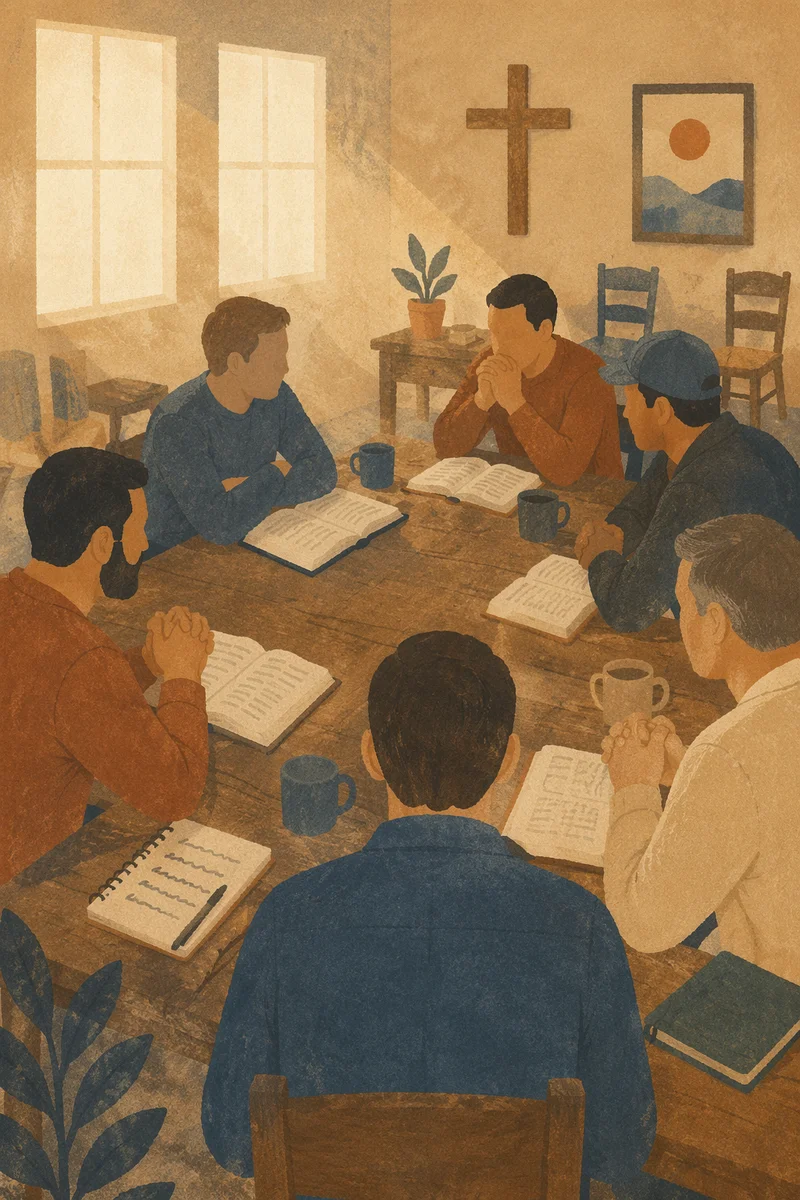 Men’s Bible Study Fellowship Discussion