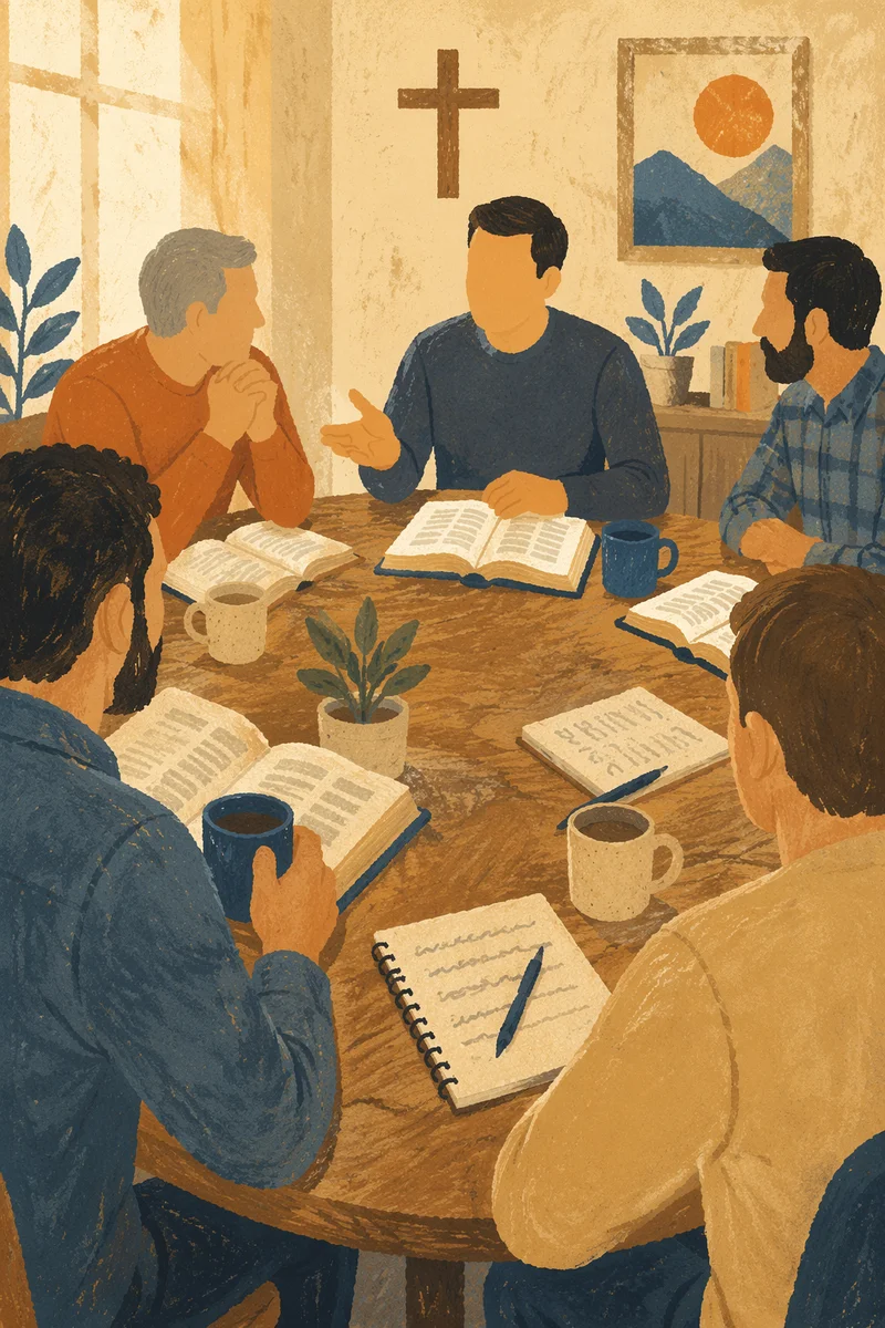 Men’s Bible Study Fellowship Discussion