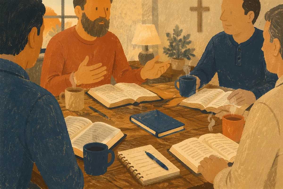 Men’s Bible Study Fellowship Discussion