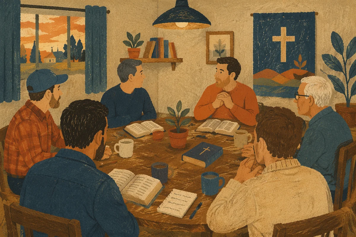 Men’s Bible Study Fellowship Discussion