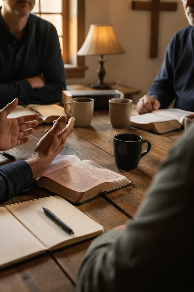 Men’s Bible Study Fellowship Discussion
