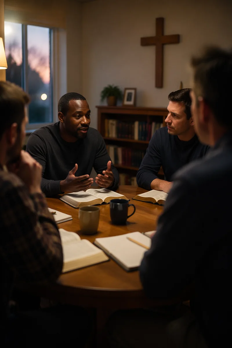 Men’s Bible Study Fellowship Discussion