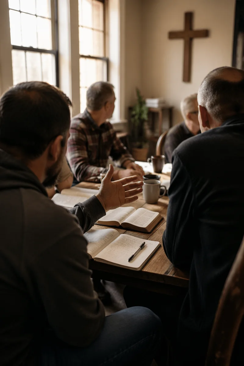 Men’s Bible Study Fellowship Discussion