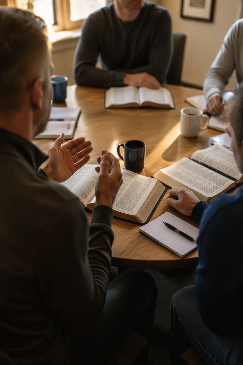 Men’s Bible Study Fellowship Discussion
