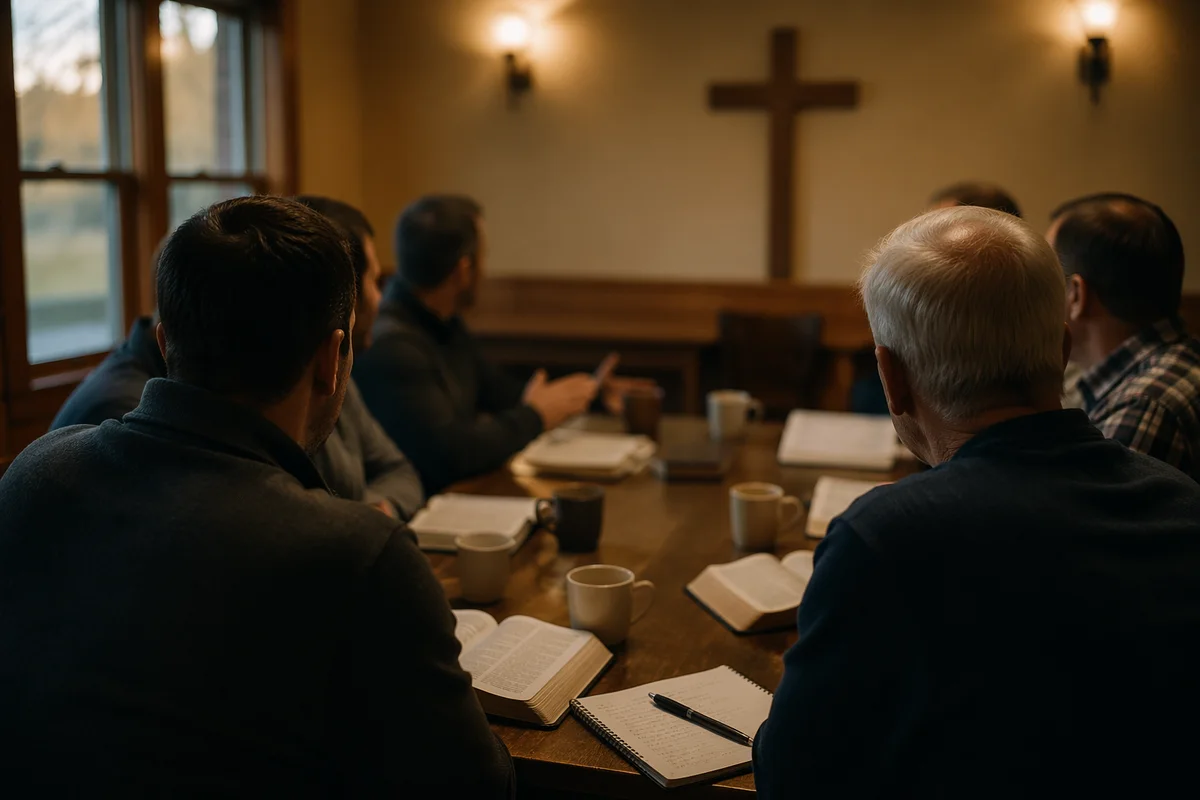 Men’s Bible Study Fellowship Discussion