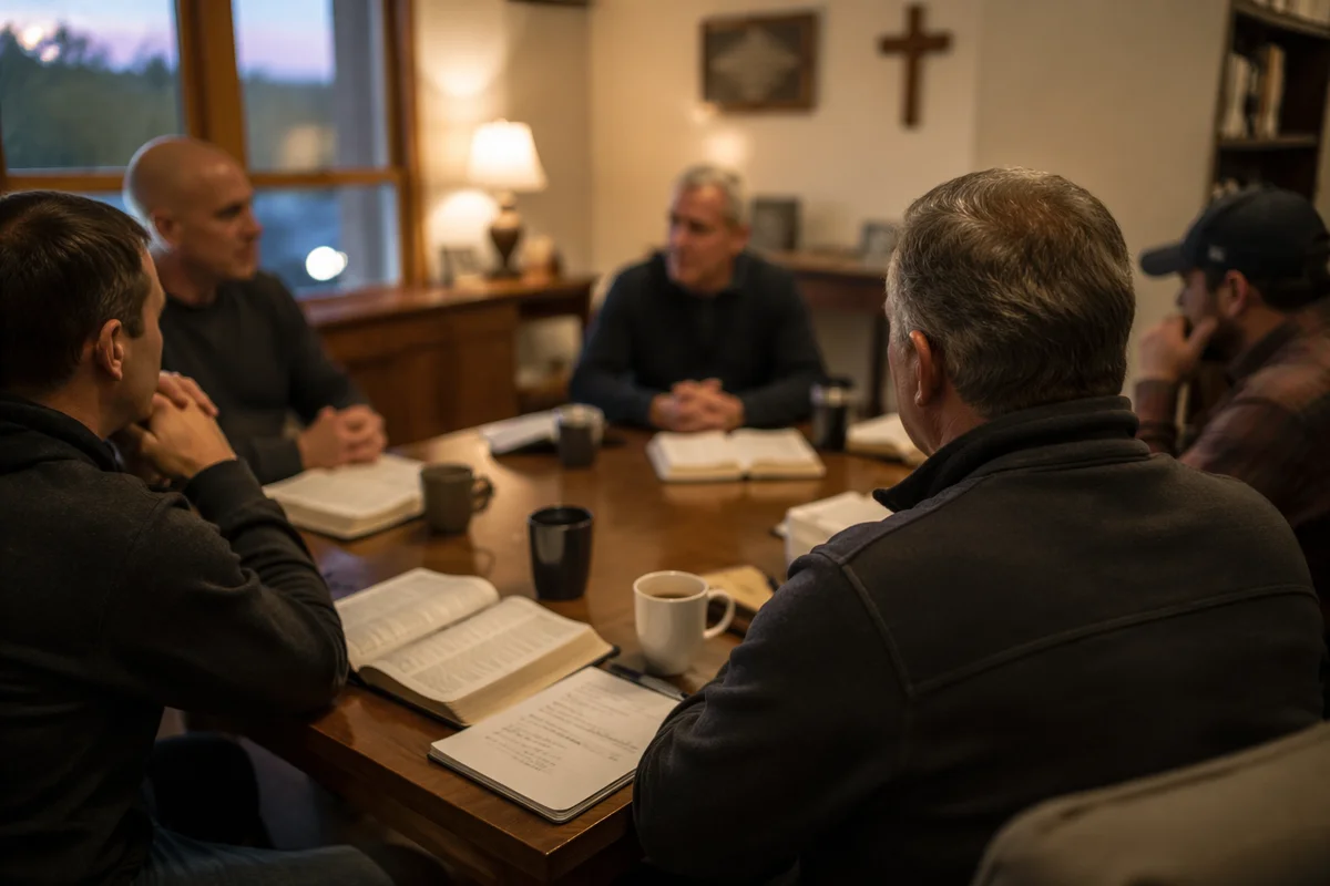 Men’s Bible Study Fellowship Discussion