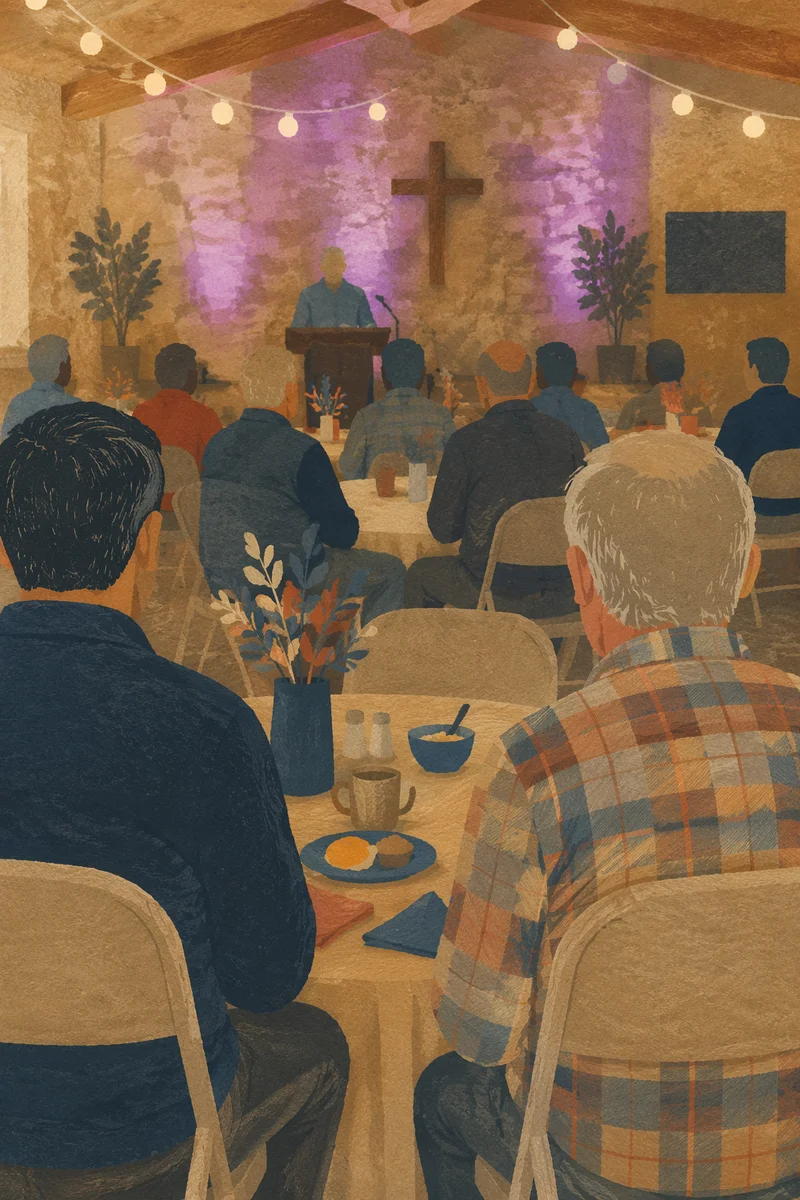 Mens Breakfast Fellowship in Church Hall