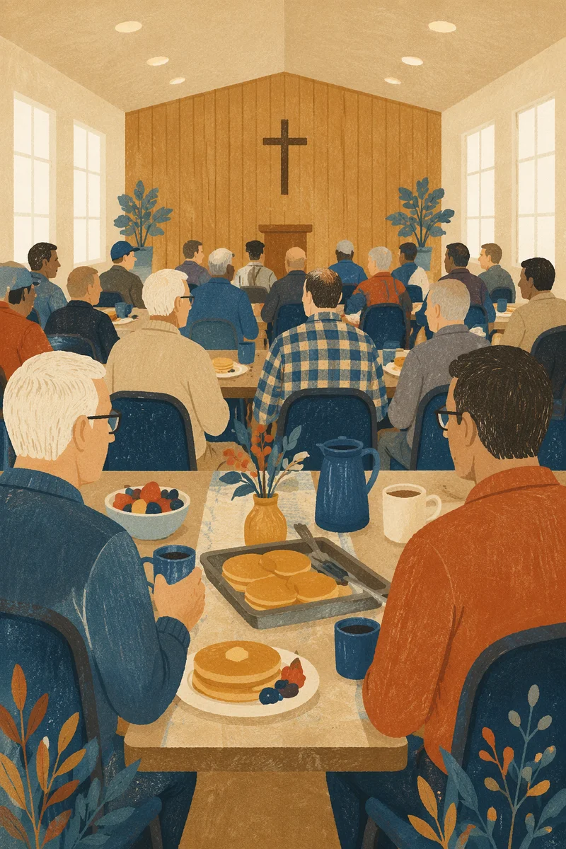 Mens Breakfast Fellowship in Church Hall