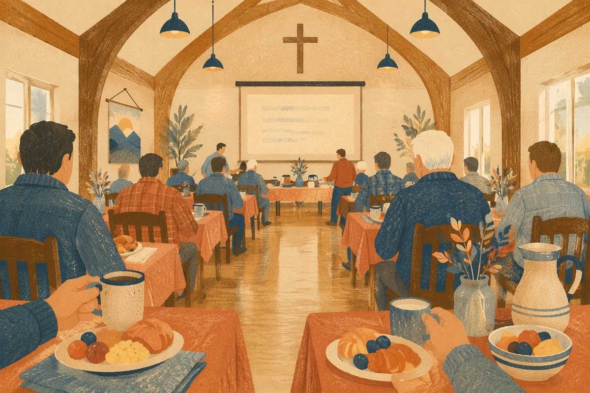 Mens Breakfast Fellowship in Church Hall