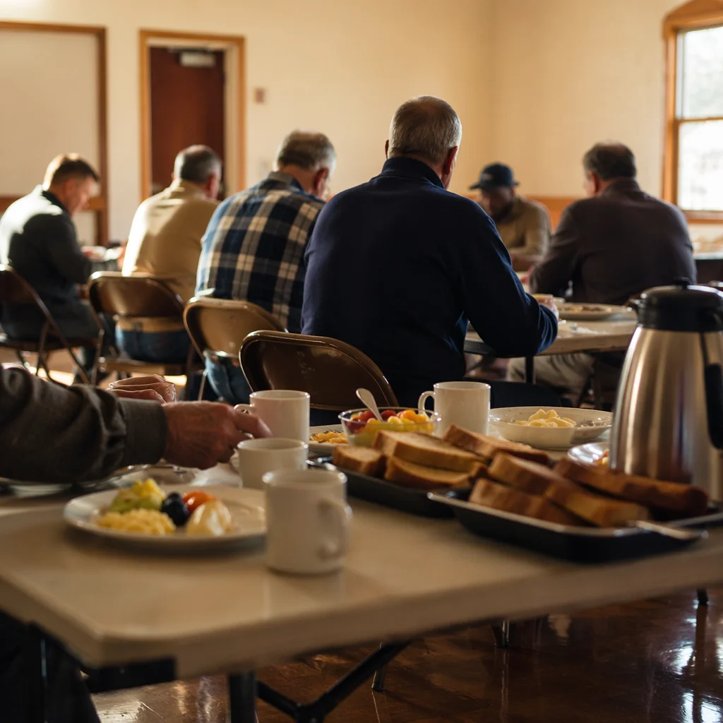 Men’s Breakfast Fellowship in Church Hall