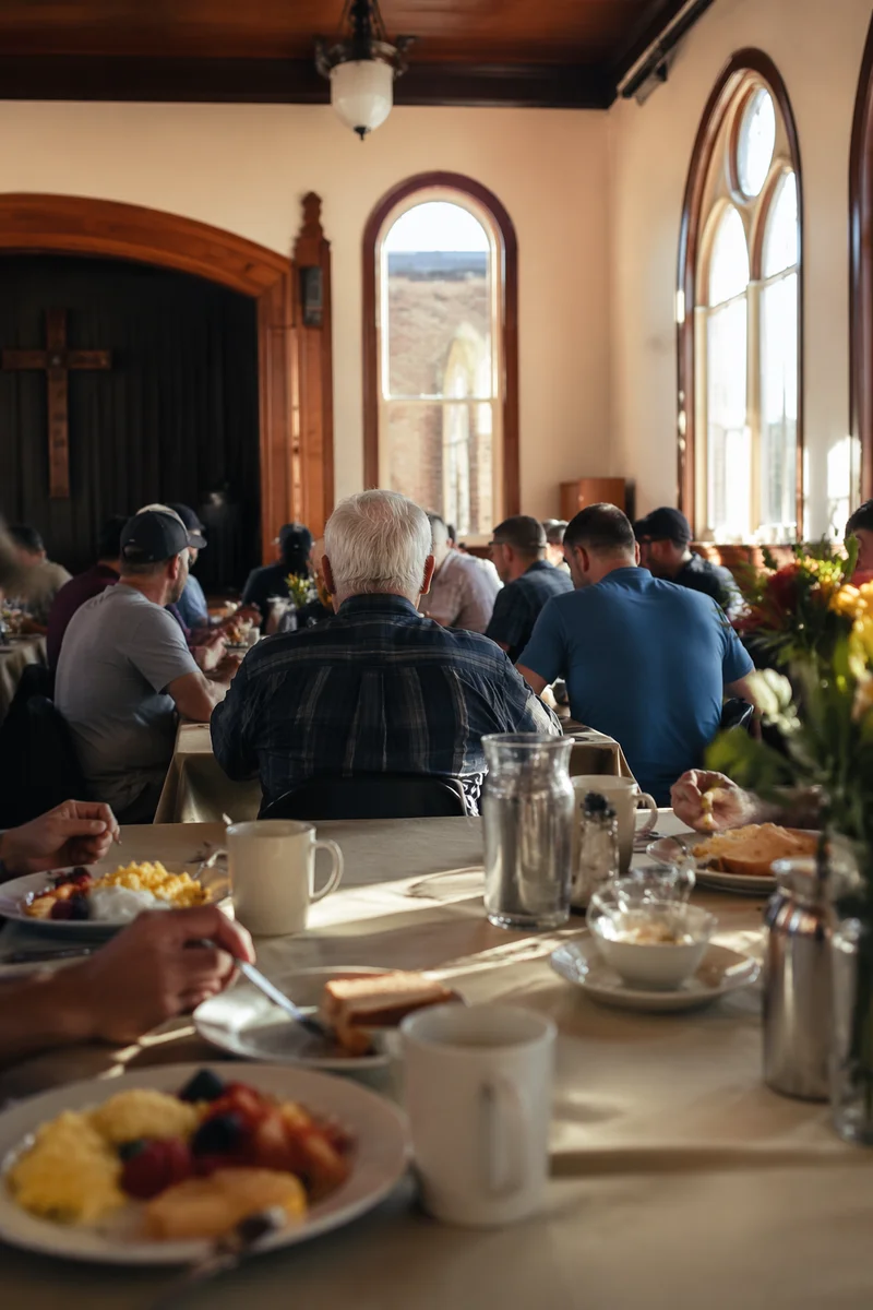 Mens Breakfast Fellowship in Church Hall