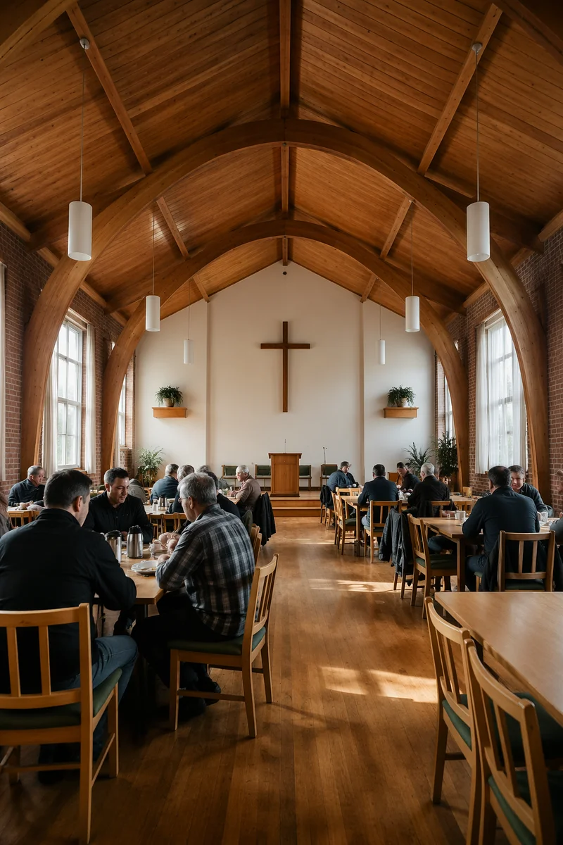 Mens Breakfast Fellowship in Church Hall