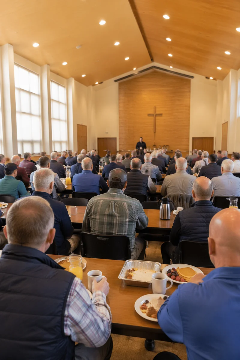 Mens Breakfast Fellowship in Church Hall