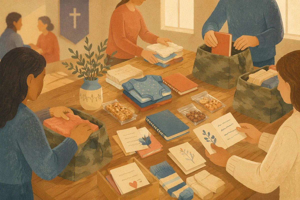 Church Care Packages for Military Families