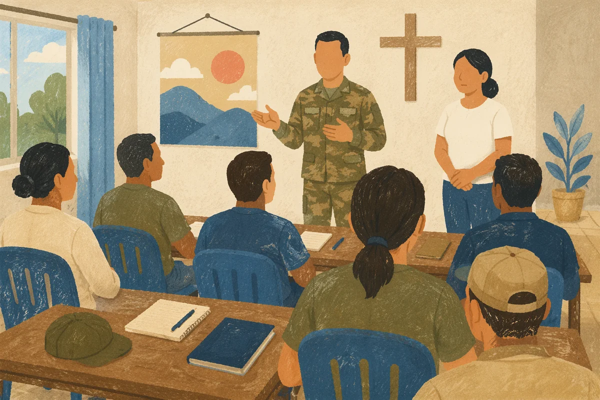 Church Military Family Support Classroom Gathering