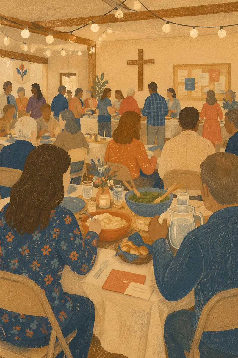 Mission Support Fundraiser Dinner in Church Hall