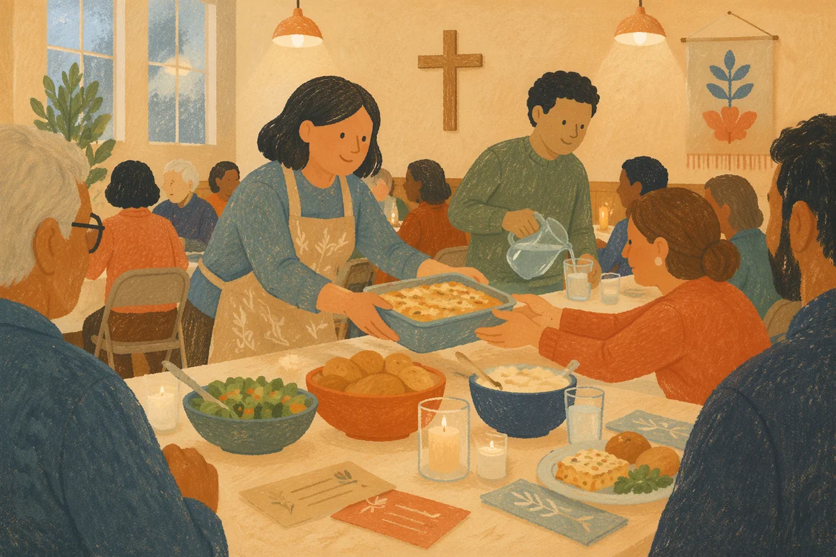 Mission Support Fundraiser Dinner in Church Hall