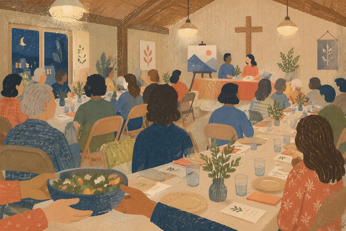 Mission Support Fundraiser Dinner in Church Hall