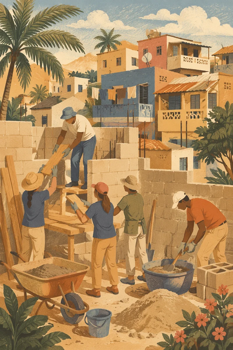Mission Team Building Homes with Hope