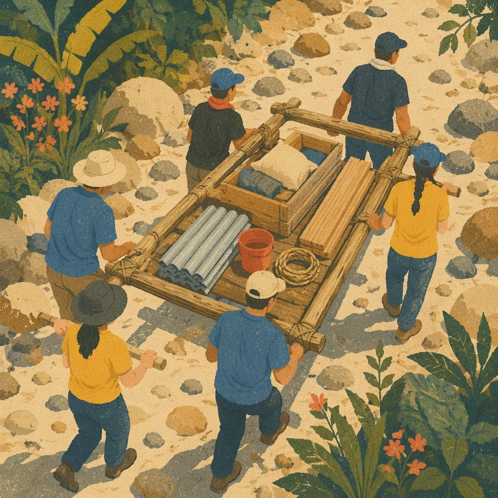 Mission Team Building Project in Riverbed