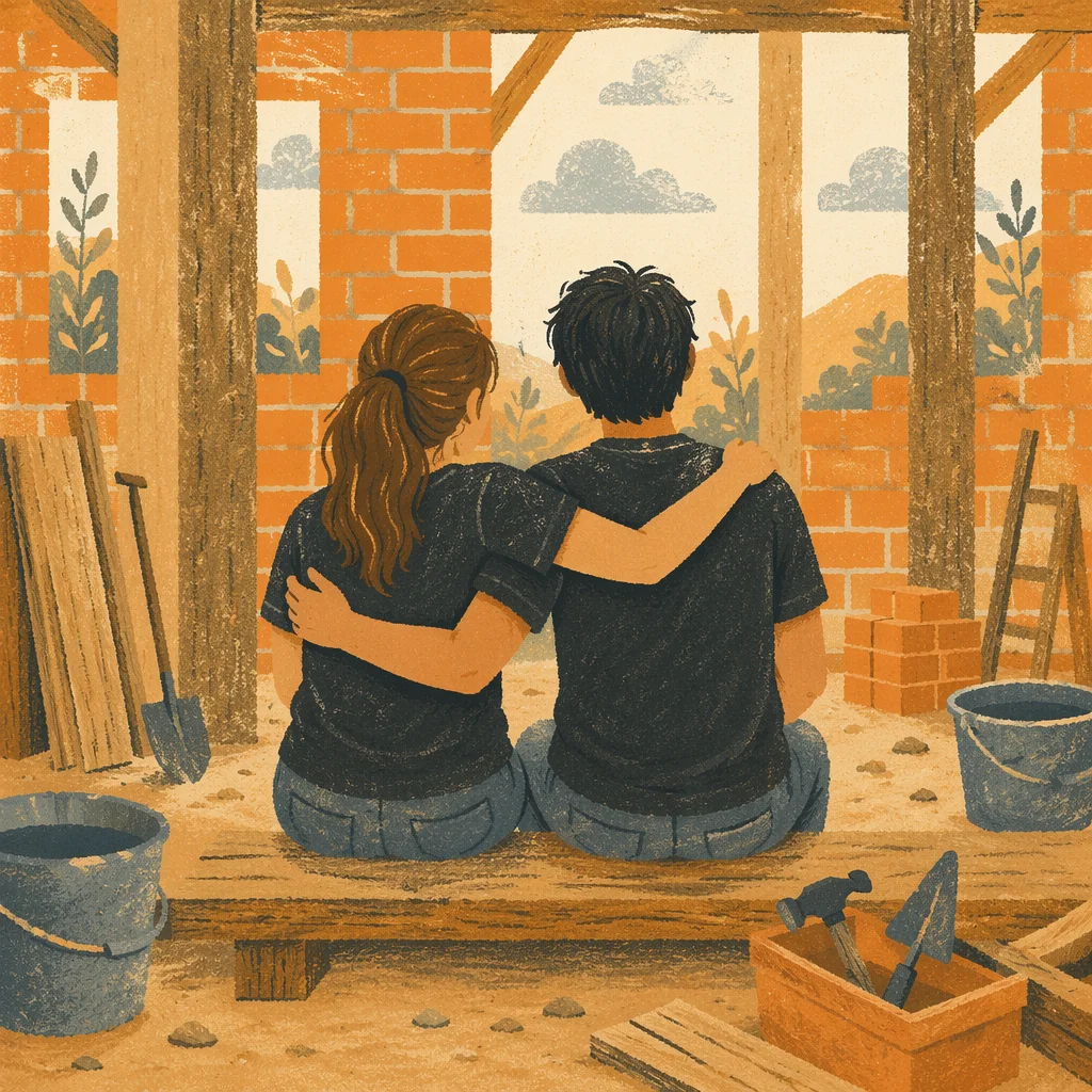 Mission Trip Volunteers Building Community Together