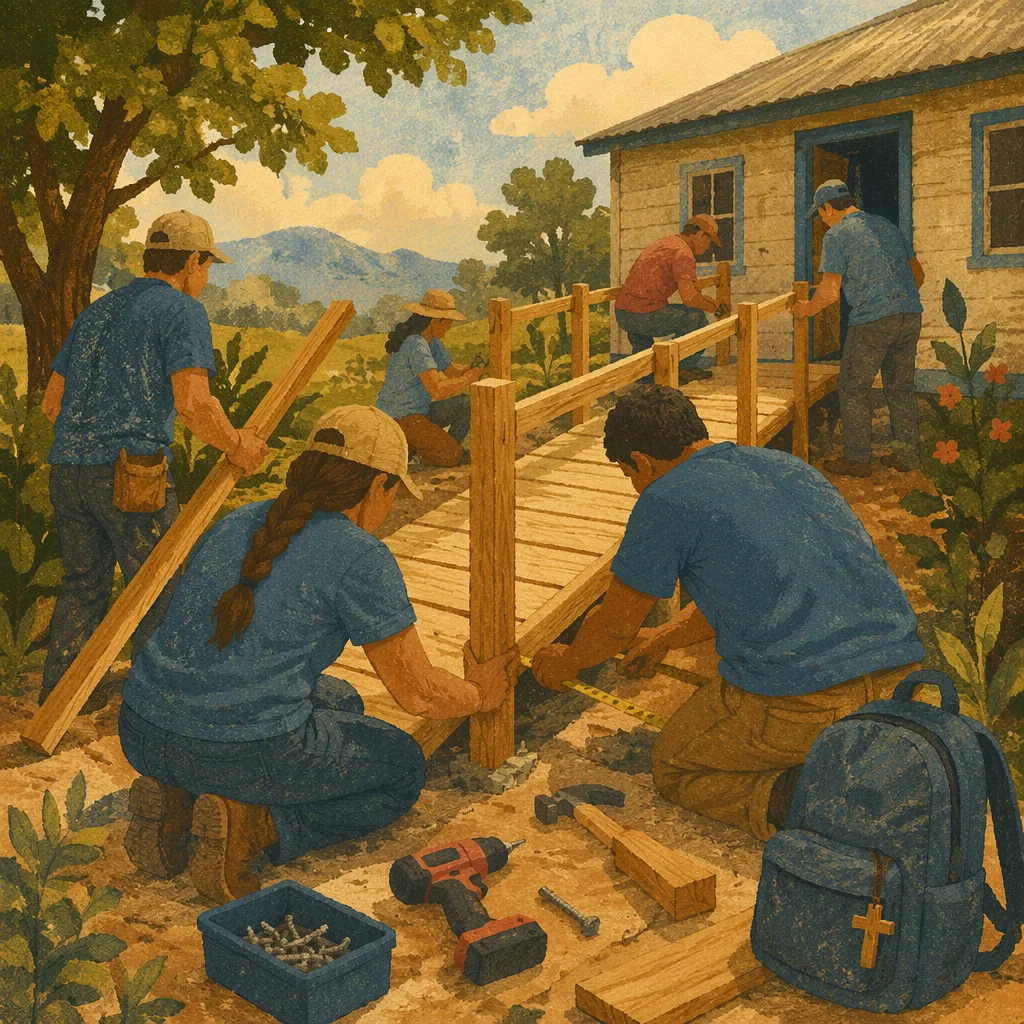 Mission Team Building Rural Wheelchair Ramp