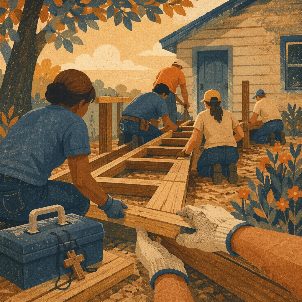 Mission Team Building Rural Wheelchair Ramp