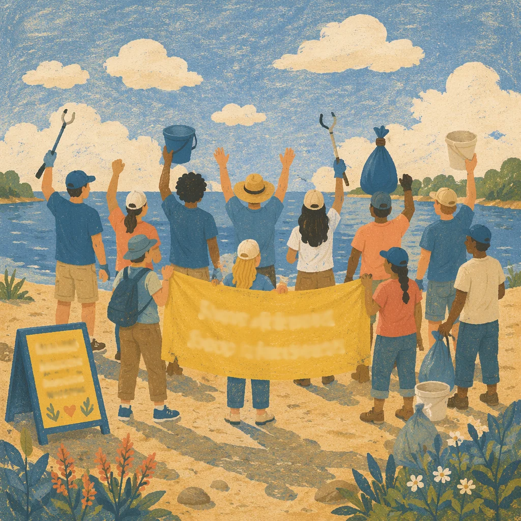 Mission Team Beach Cleanup Celebration