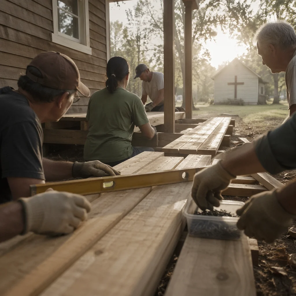 Mission Team Building Ramp by Rural Chapel