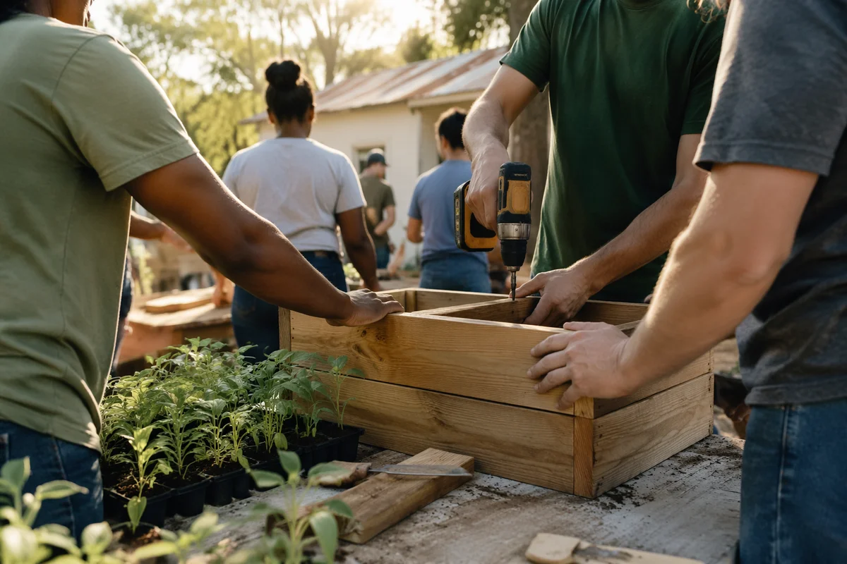 Mission Team Building Planter Together
