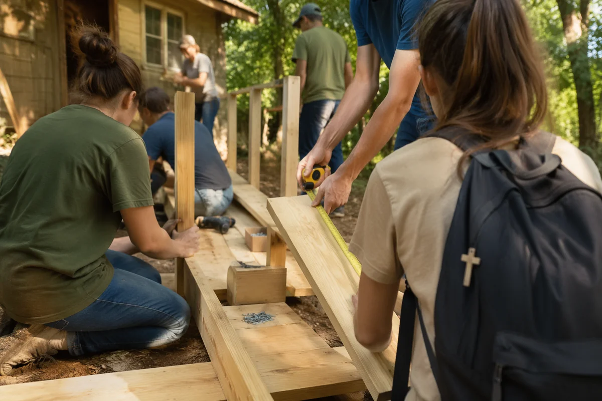 Mission Team Building Rural Wheelchair Ramp