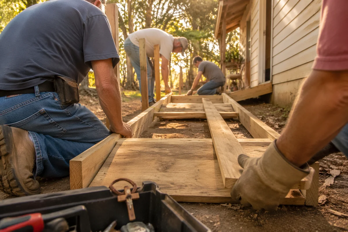 Mission Team Building Rural Wheelchair Ramp