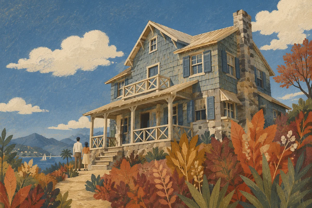 Missionary Family Home on Coastal Hillside