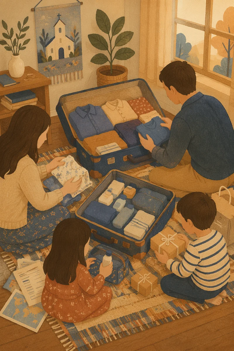Missionary Family Packing for Overseas Ministry