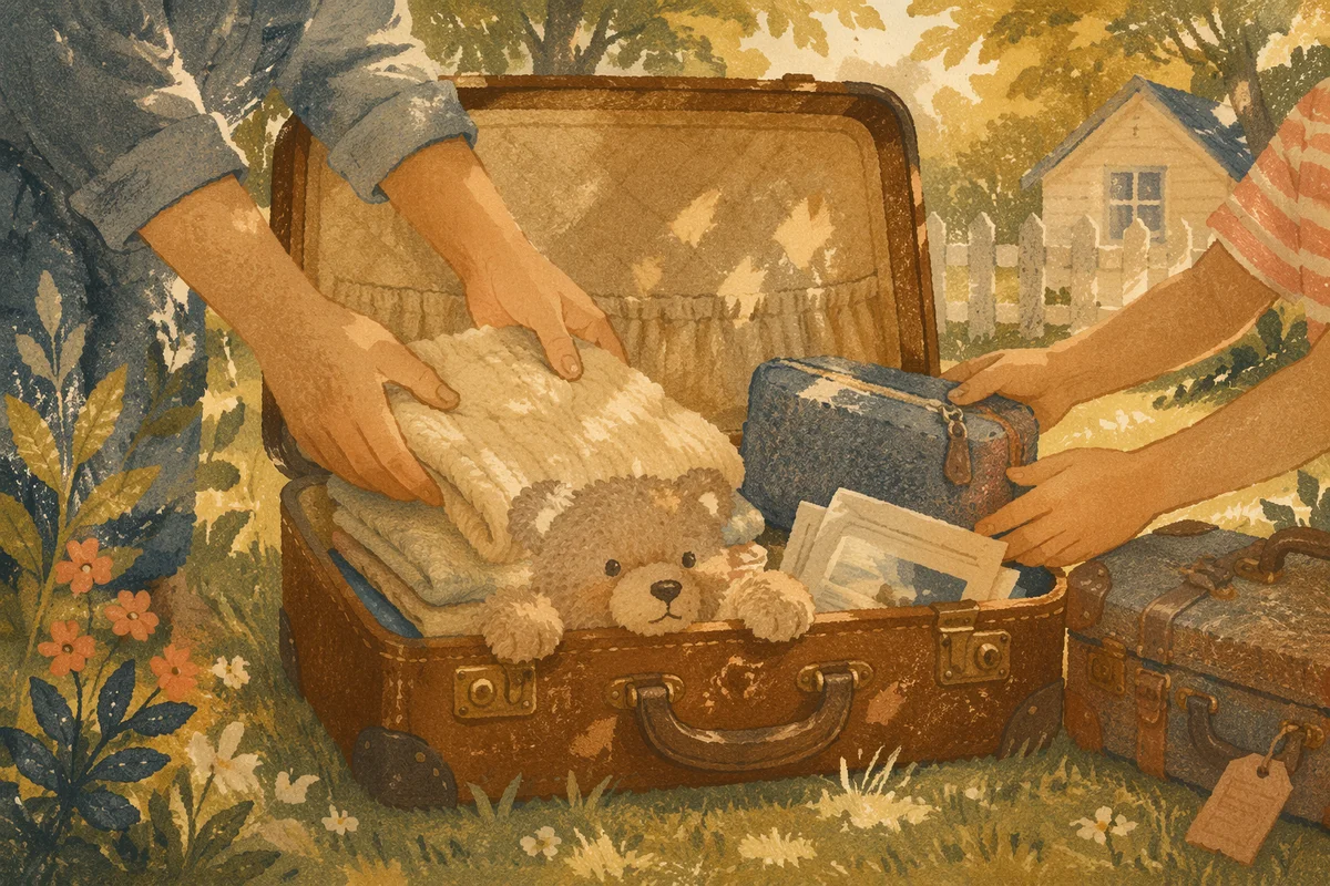 Missionary Family Packing for Overseas Journey