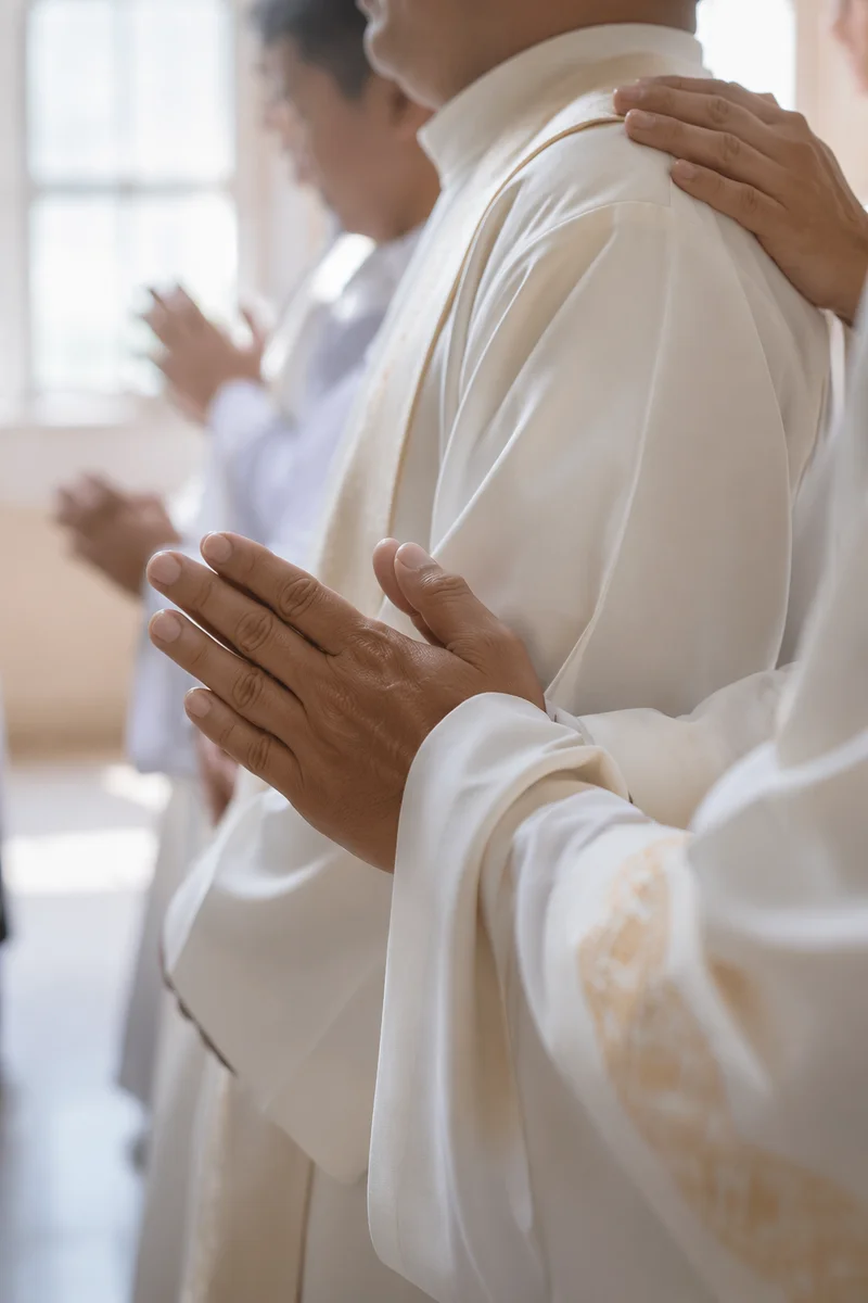 Missions Sending Prayer With Laying Hands