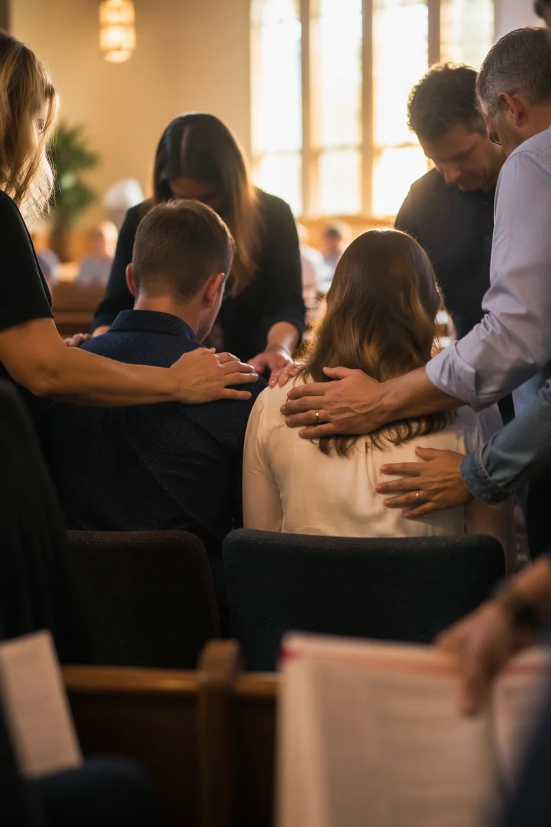Missions Sending Prayer with Laying on Hands