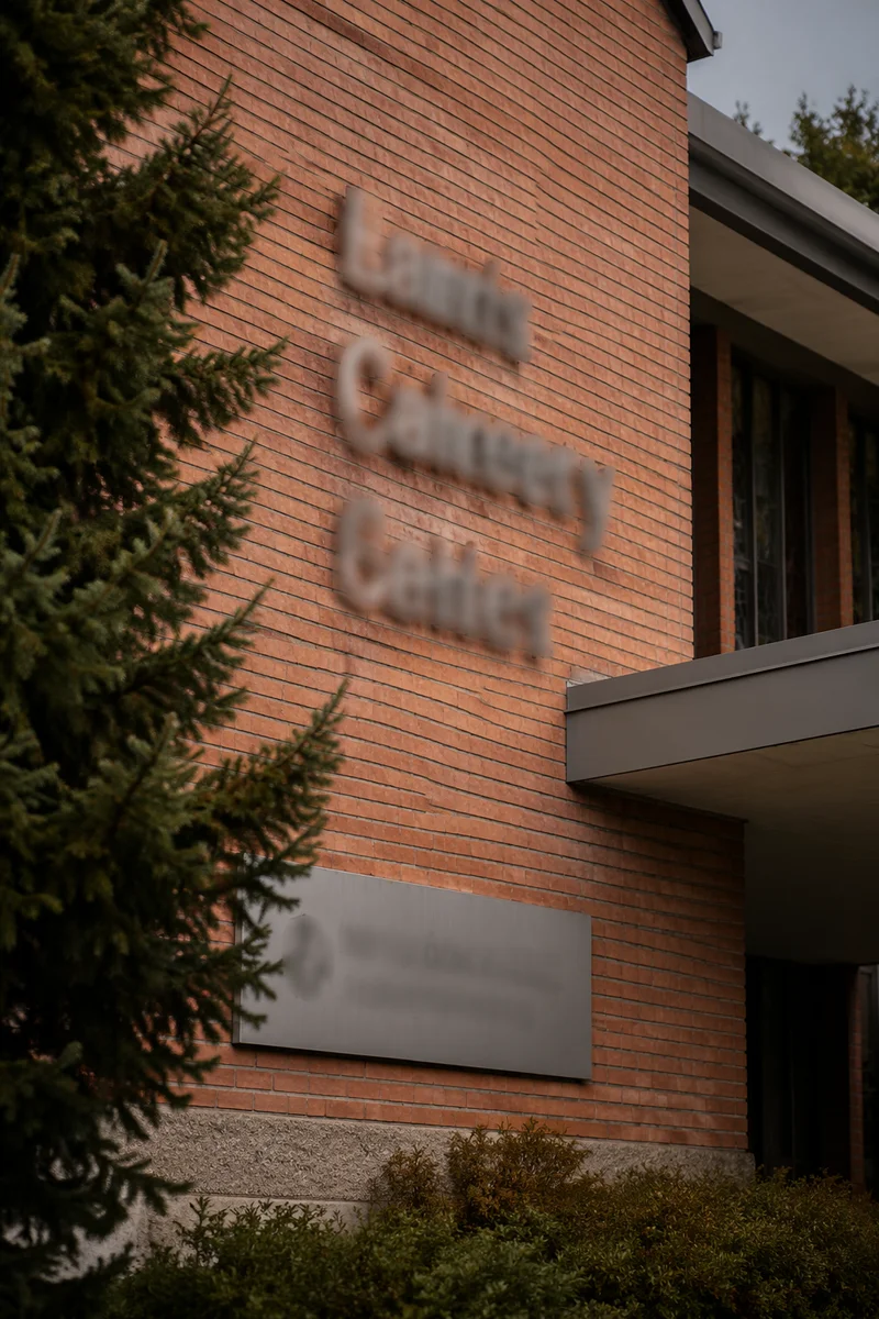 Modern Church Brick Facade Detail