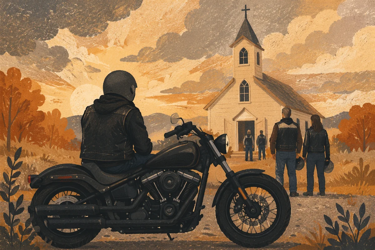 Motorcycle Ministry Fellowship at Rural Church