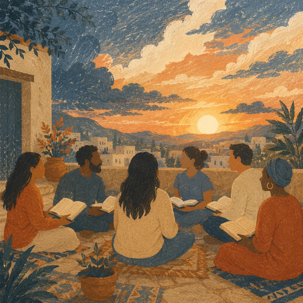 Multicultural Bible Study at Sunset Courtyard
