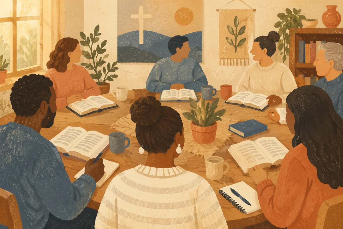 Multicultural Bible Study in Warm Fellowship