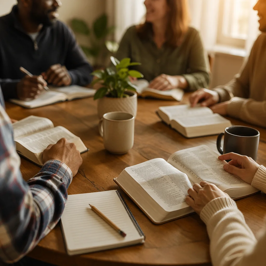 Multicultural Bible Study Fellowship Around Table
