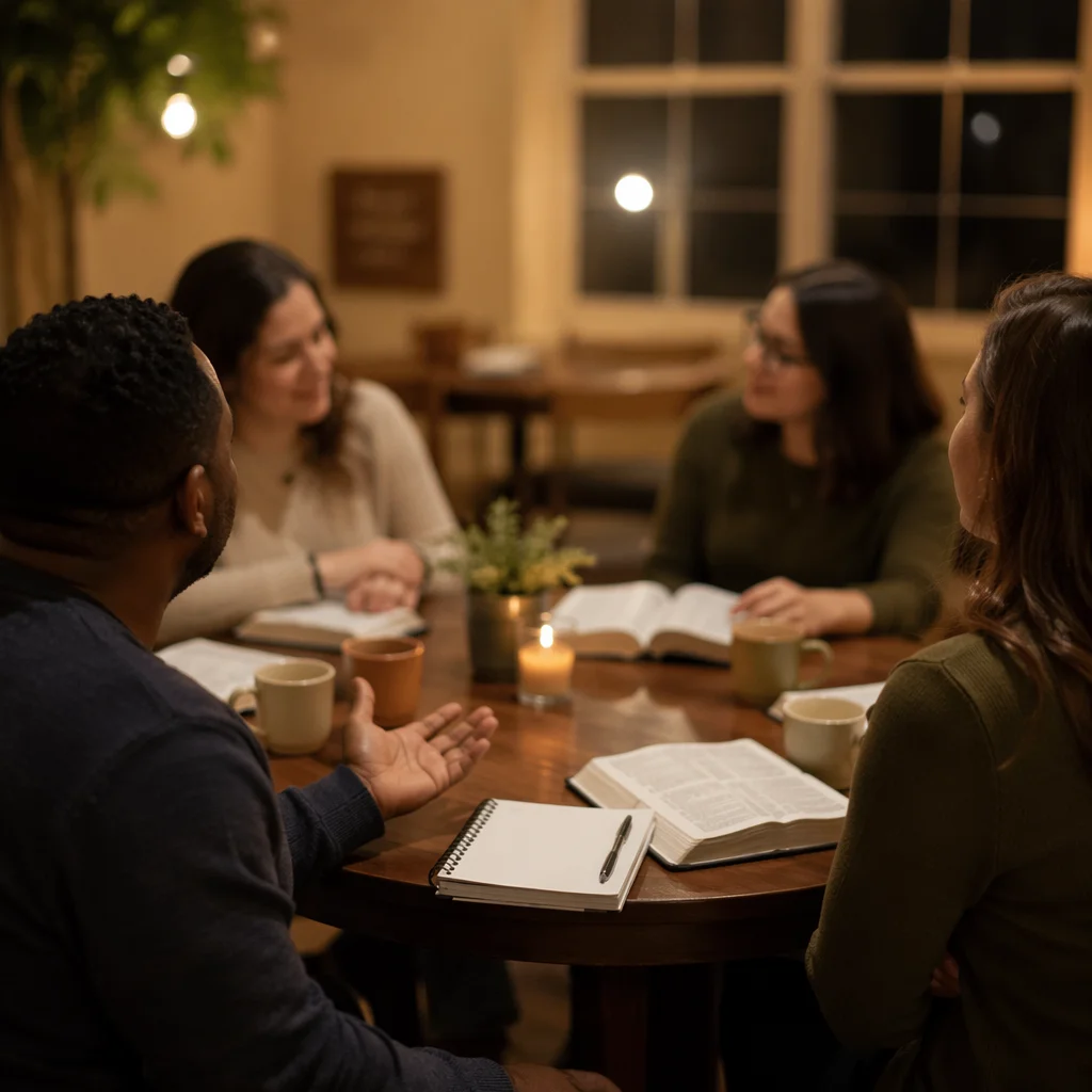 Multicultural Bible Study Fellowship Around Table