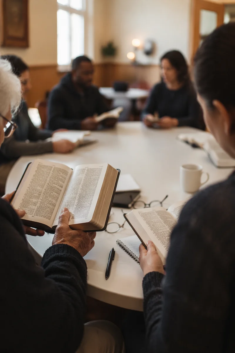 Multicultural Bible Study Fellowship Around Table